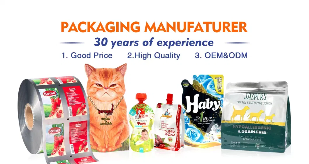 Dq Pack High Quality Liquid Roll Film Liquid Roll Stock Film Custom Printed Plastic Packaging Film for Baby Shampoo and Shower Gel