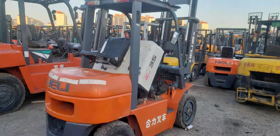 5ton Used / Second Hand 2.5ton~10ton Toyota/Komatsu/Sany/Heli/Tcm/Longgong/Redot Diesel Forklift Lifting 3.0m, 4.5m, 6.0m with Good Condition